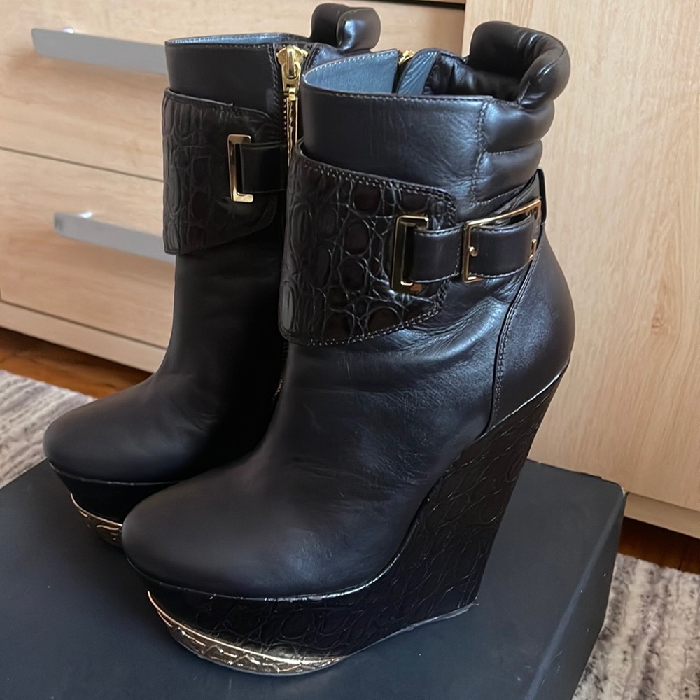Monika Chiang Wedge Bootie